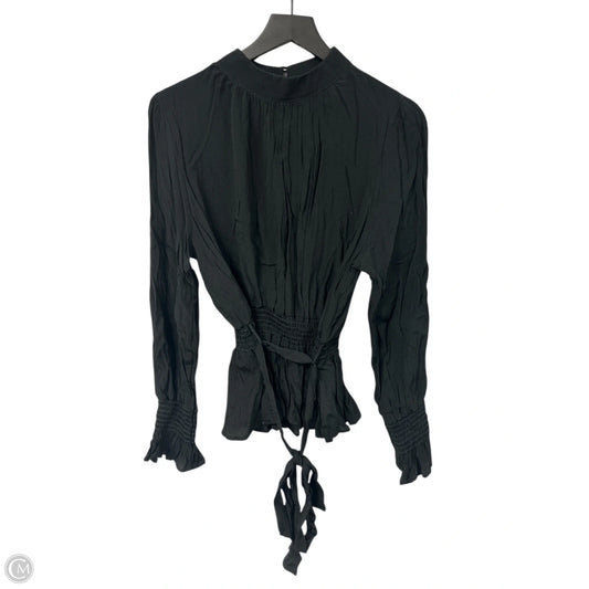 Top Long Sleeve By Clothes Mentor In Black, Size: M