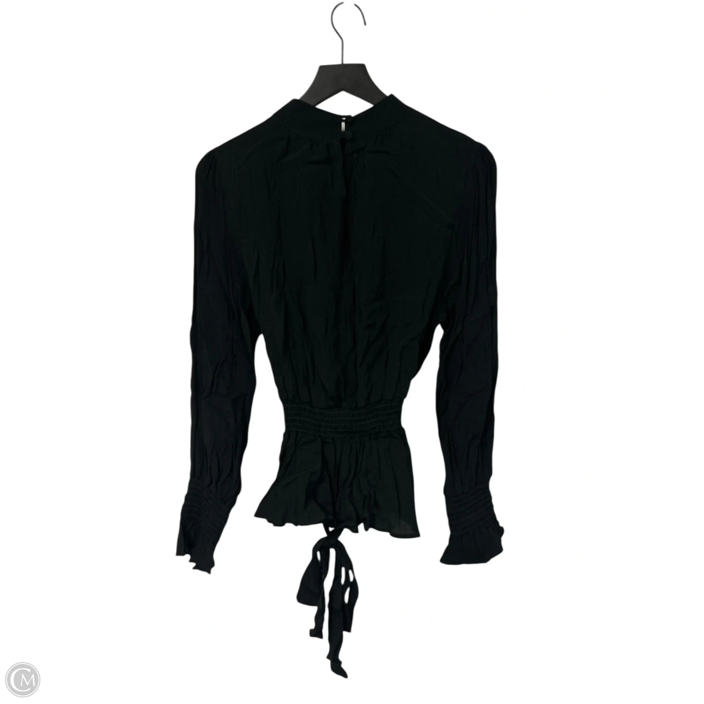 Top Long Sleeve By Clothes Mentor In Black, Size: M