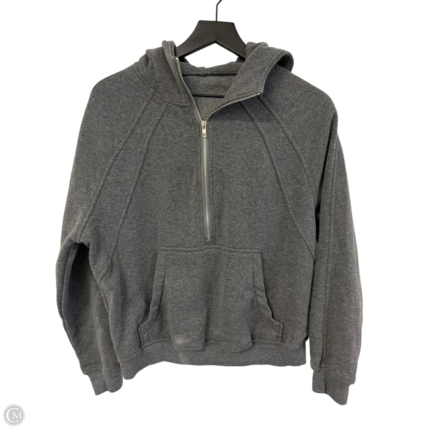 Sweatshirt Hoodie By Shein In Grey, Size: M