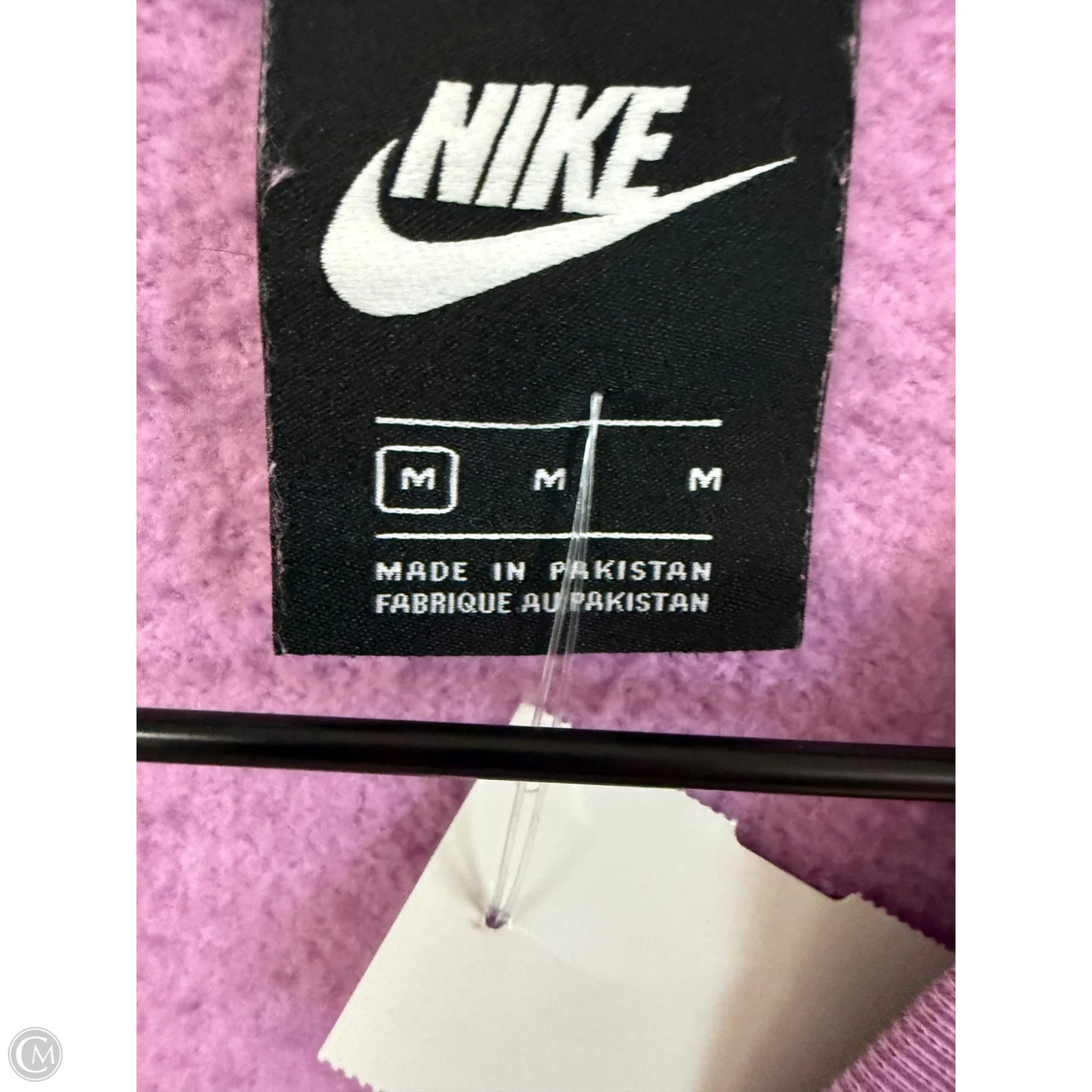 Sweatshirt Crewneck By Nike In Purple, Size: M