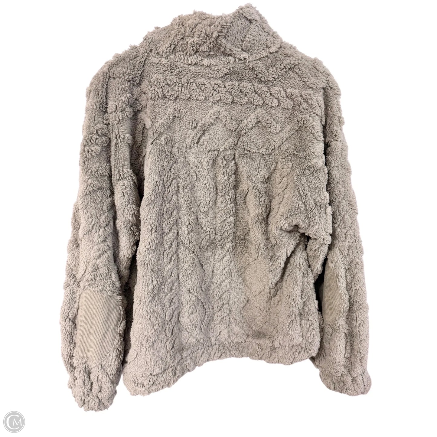 Sweatshirt Collar By Cmc In Grey, Size: M