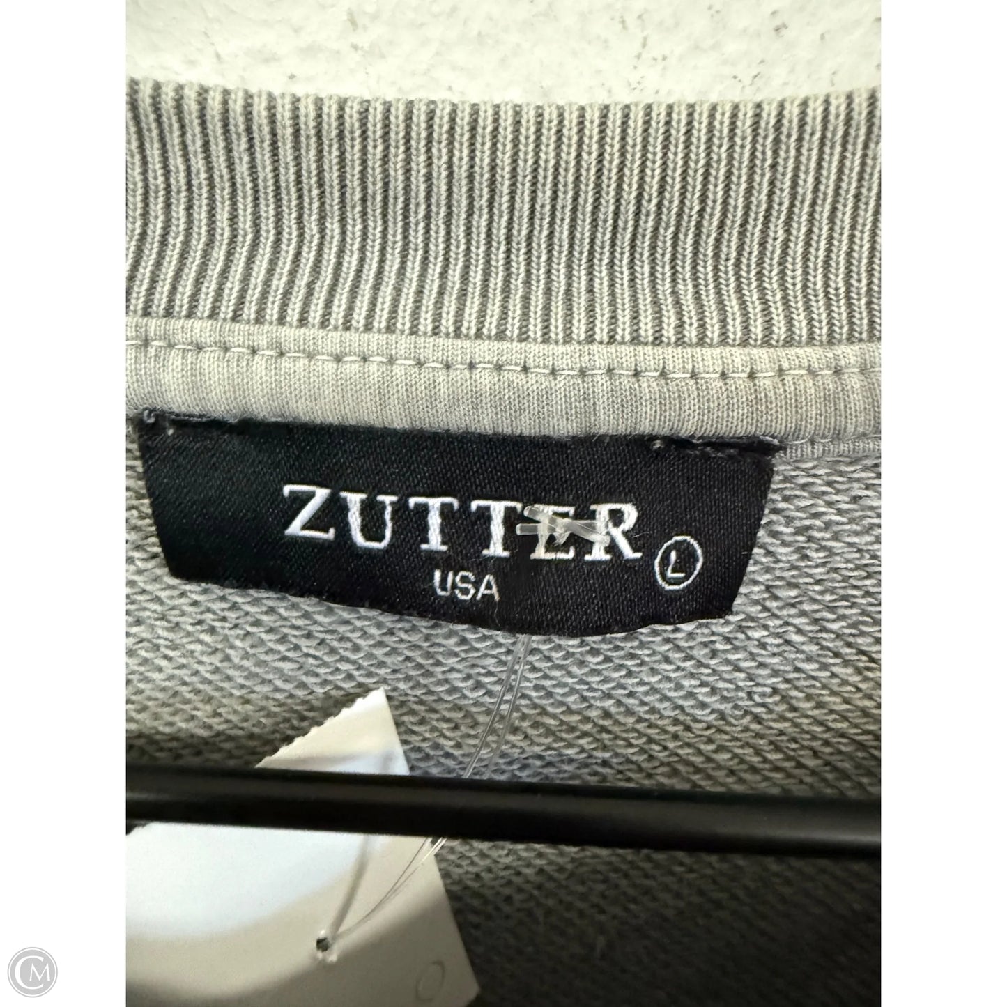Sweatshirt Crewneck By Cmc In Grey, Size: L