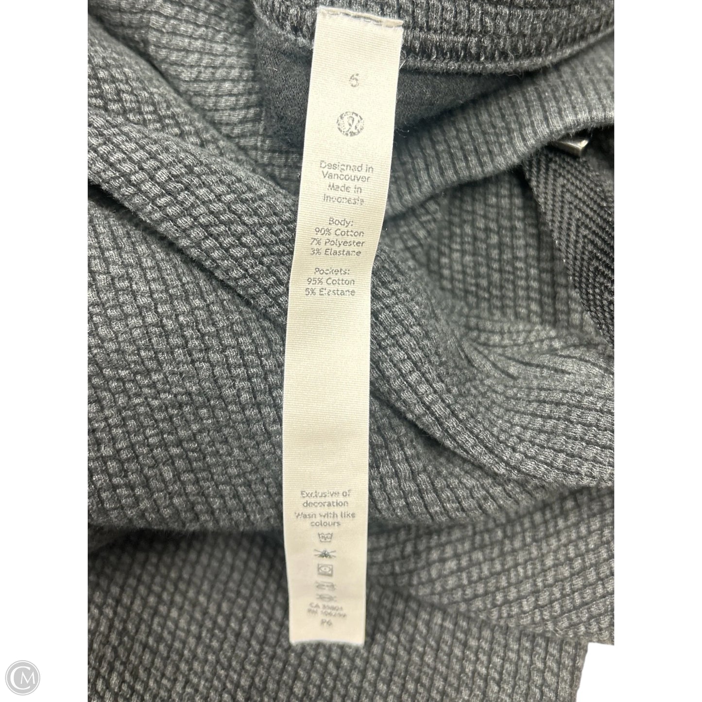 Athletic Pants By Lululemon In Grey, Size: 6
