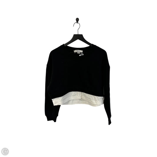 Sweatshirt Crewneck By Vintage Havana In Black, Size: S