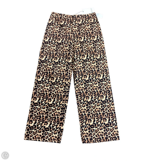 Pants Cropped By Cmc In Animal Print, Size: S