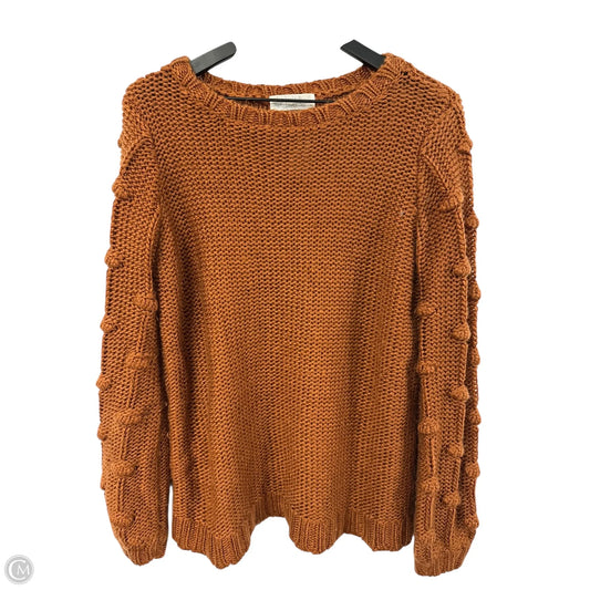 Sweater By Leela & Lavender In Orange, Size: M