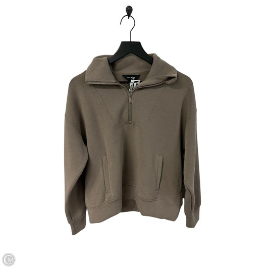 Sweatshirt Collar By Cmc In Brown, Size: S