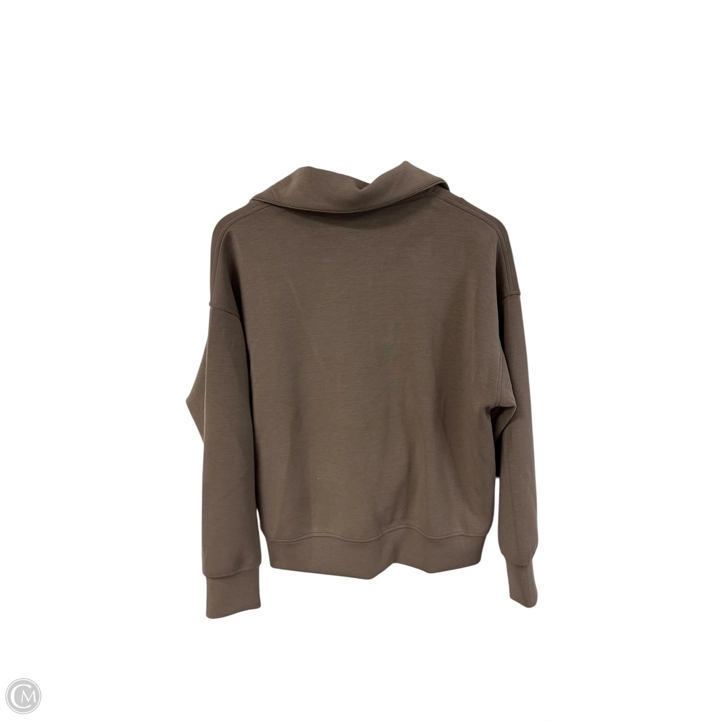 Sweatshirt Collar By Cmc In Brown, Size: S