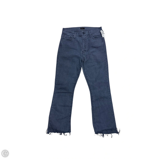 Jeans Cropped By Mother Jeans In Grey Denim, Size: 4