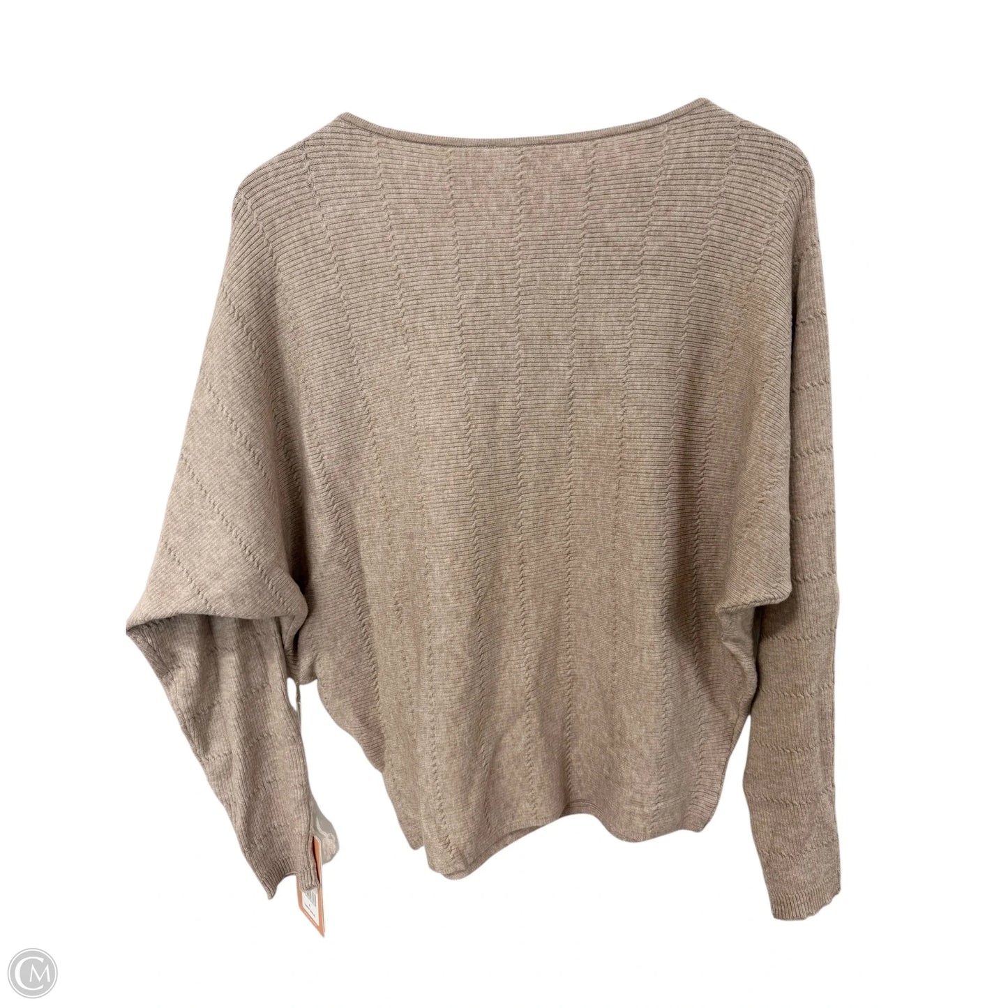 Sweater By Cyrus Knits In Tan, Size: S