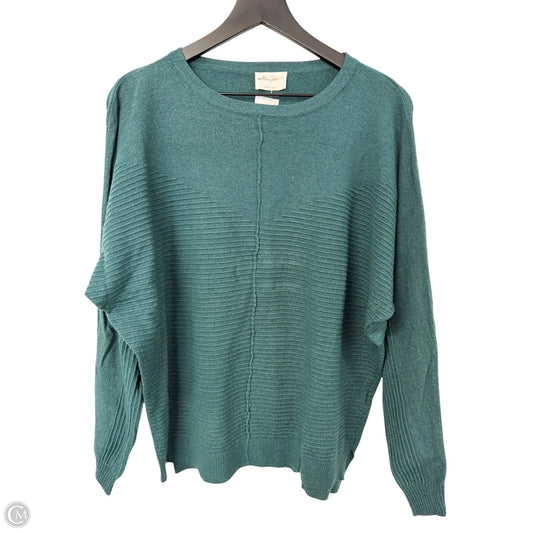 Sweater By Clothes Mentor In Teal, Size: L