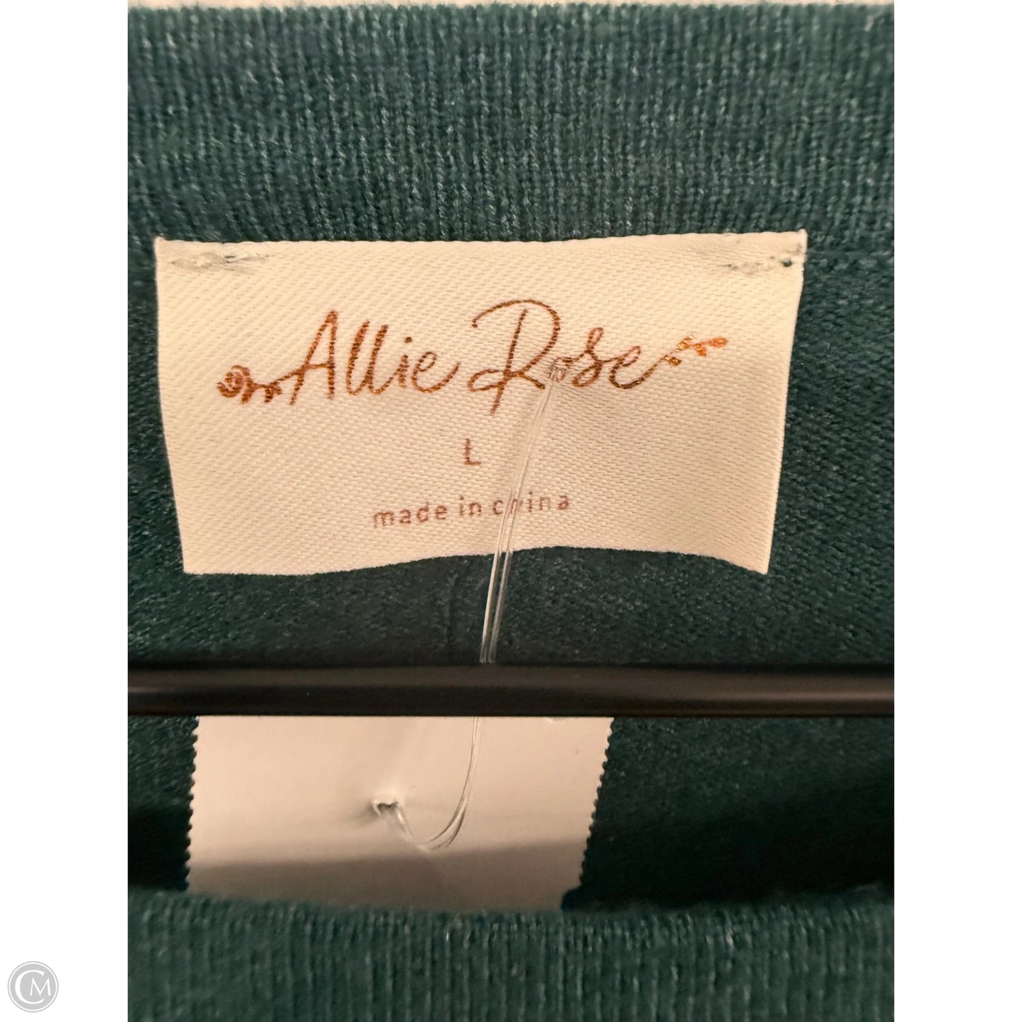 Sweater By Clothes Mentor In Teal, Size: L