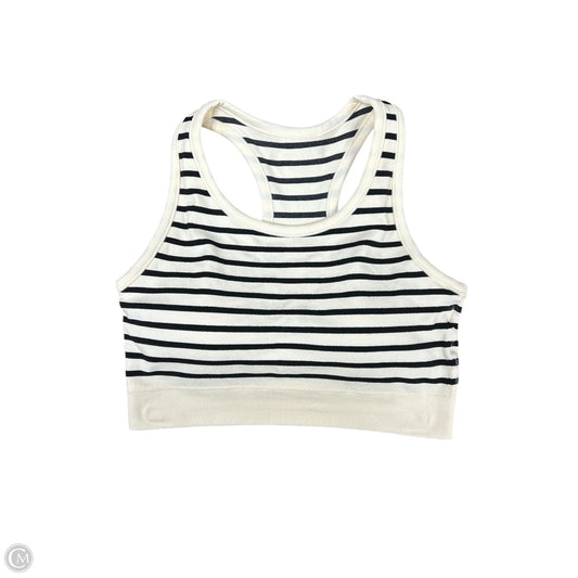 Athletic Bra By Zyia In Black & Cream, Size: L
