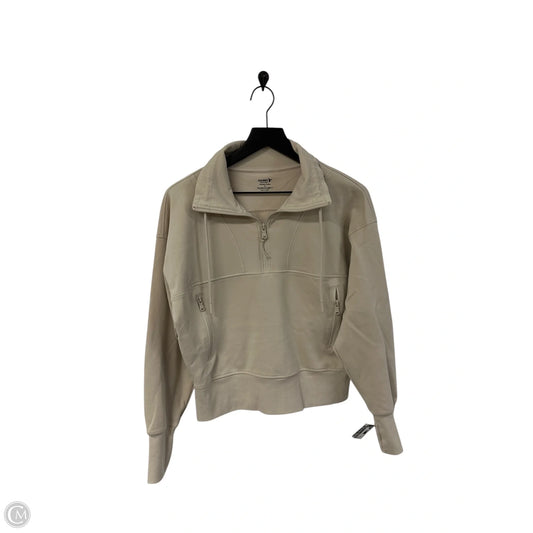 Athletic Sweatshirt Collar By Old Navy In Tan, Size: M