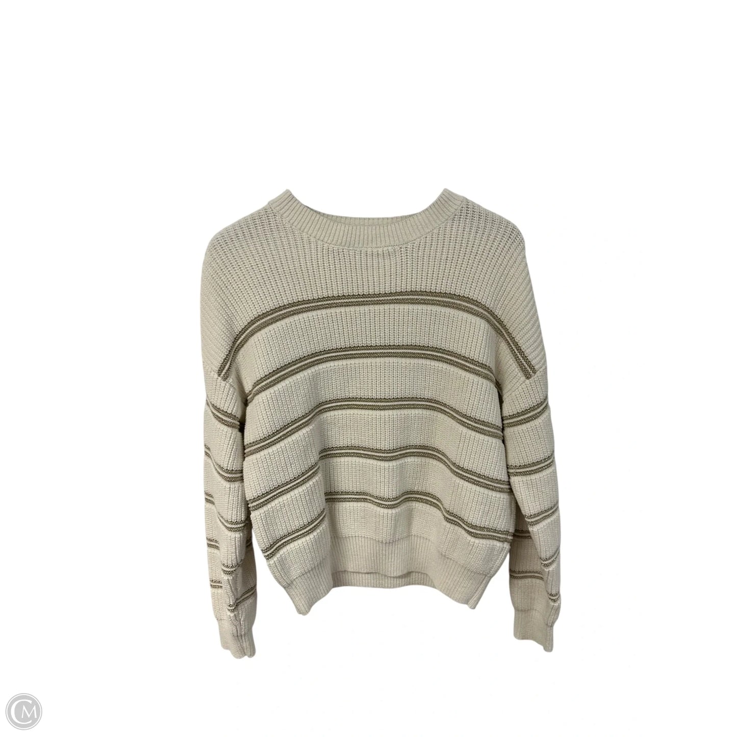 Sweater By Thread And Supply In Ivory, Size: M