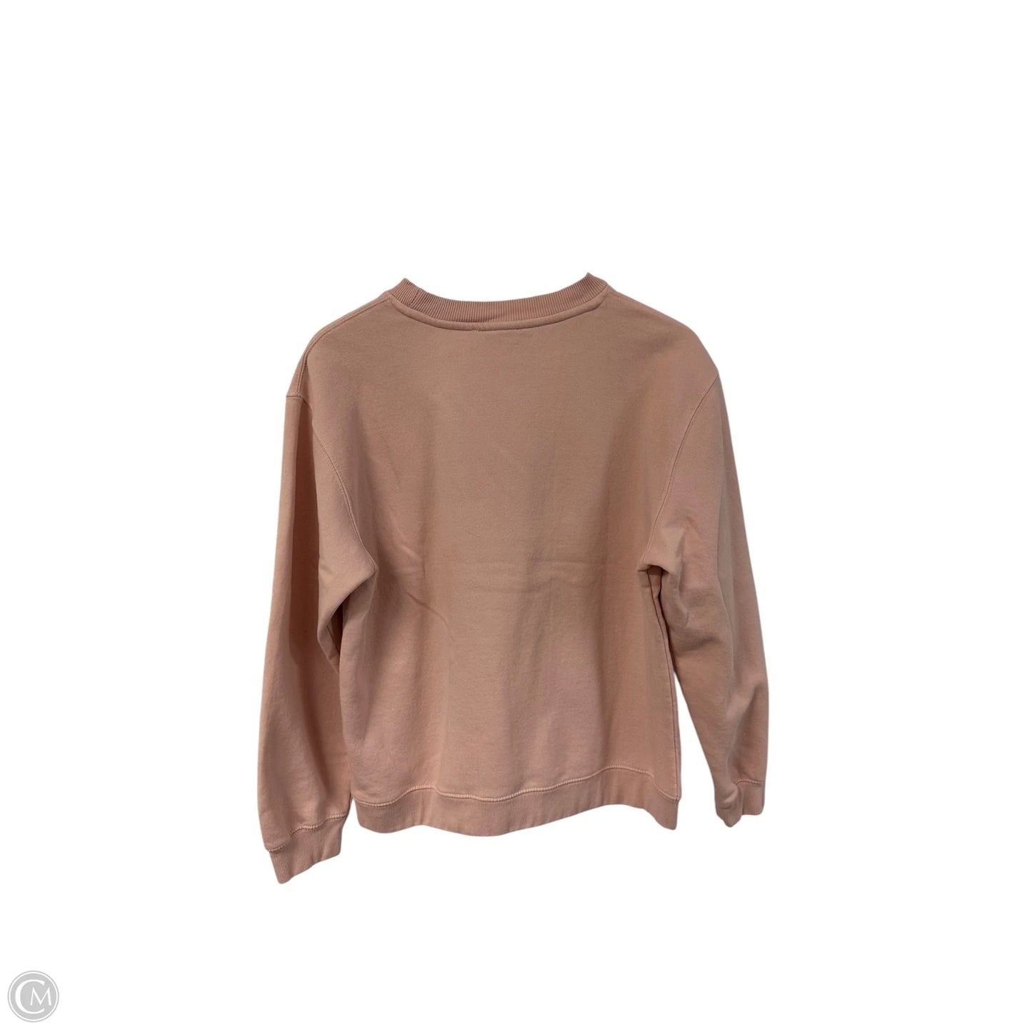 Sweatshirt Crewneck By Zara In Pink, Size: L