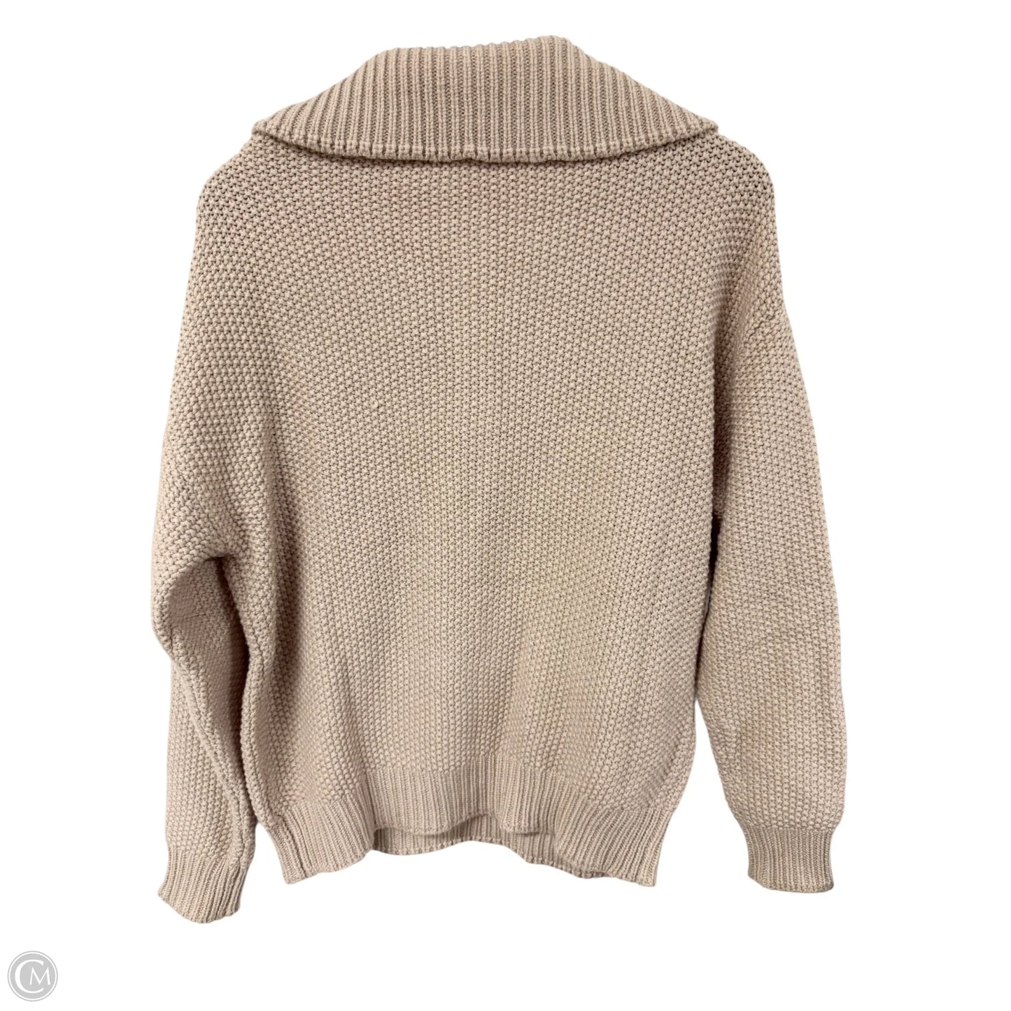 Sweater By Clothes Mentor In Tan, Size: S