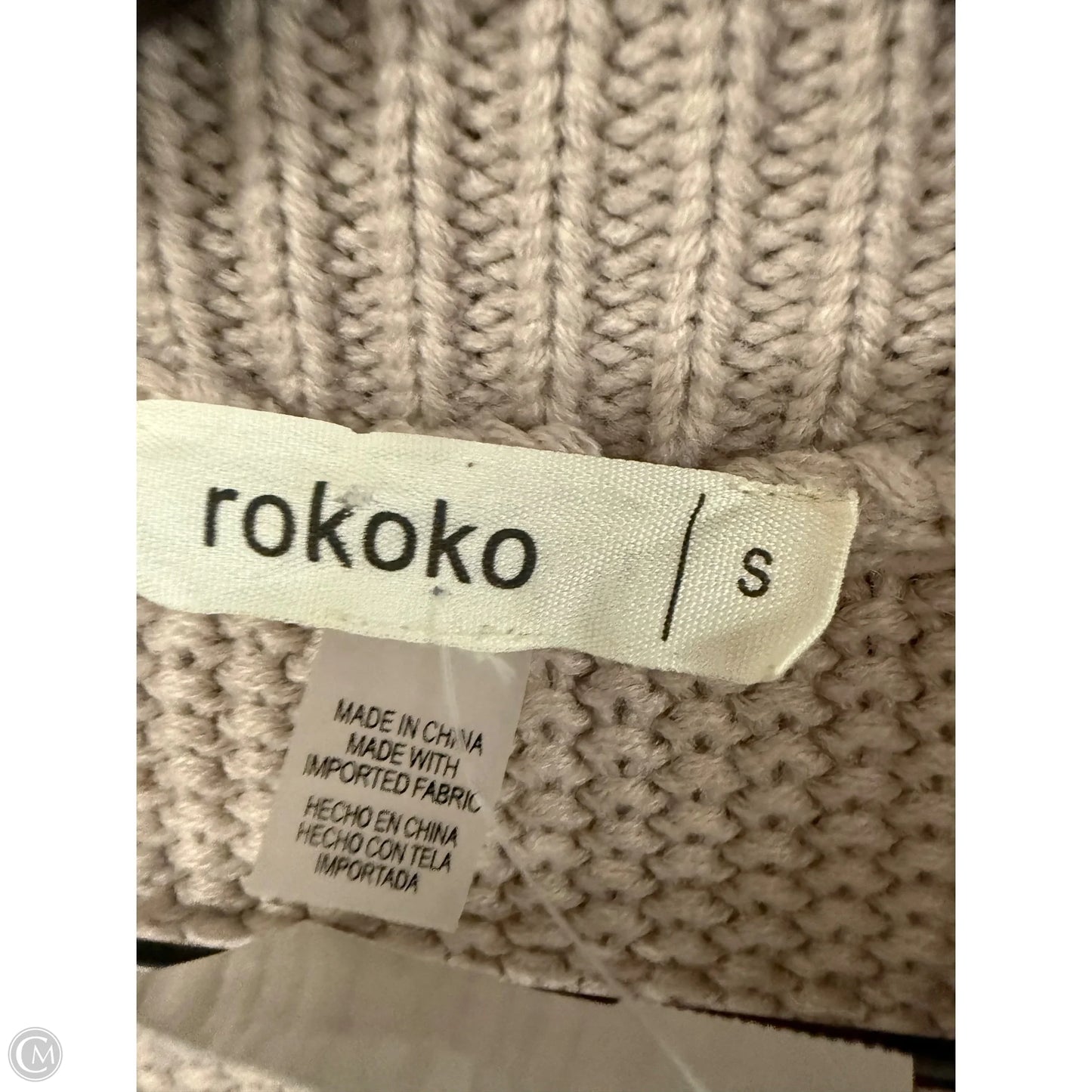 Sweater By Clothes Mentor In Tan, Size: S