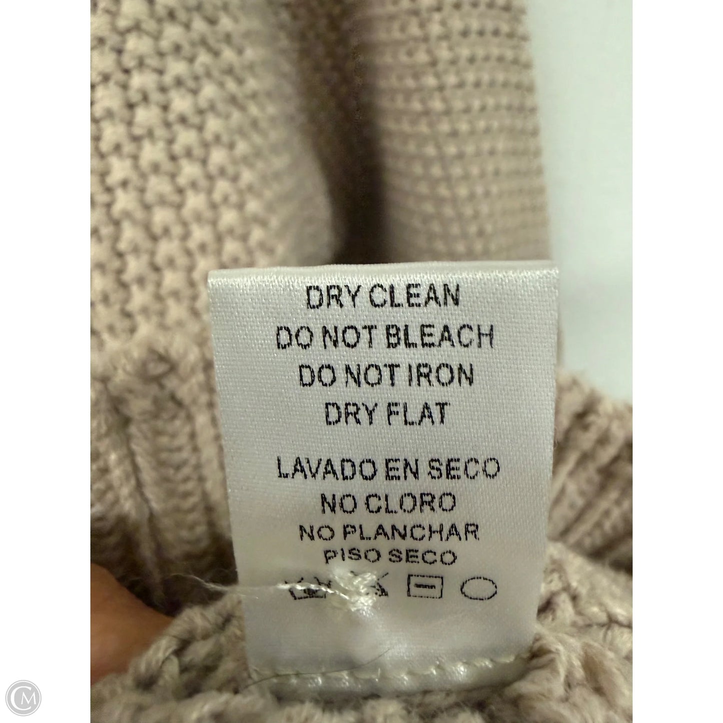 Sweater By Clothes Mentor In Tan, Size: S