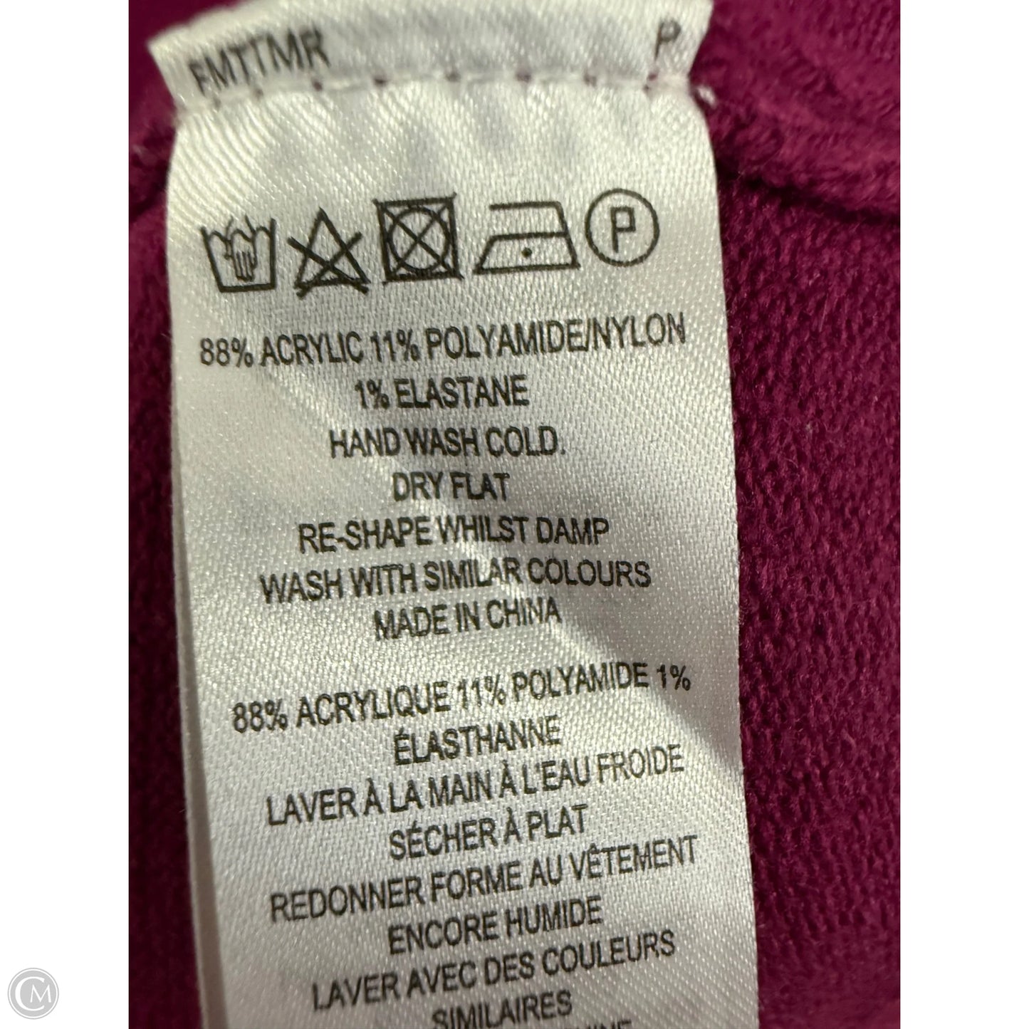 Sweater By French Connection In Purple, Size: L