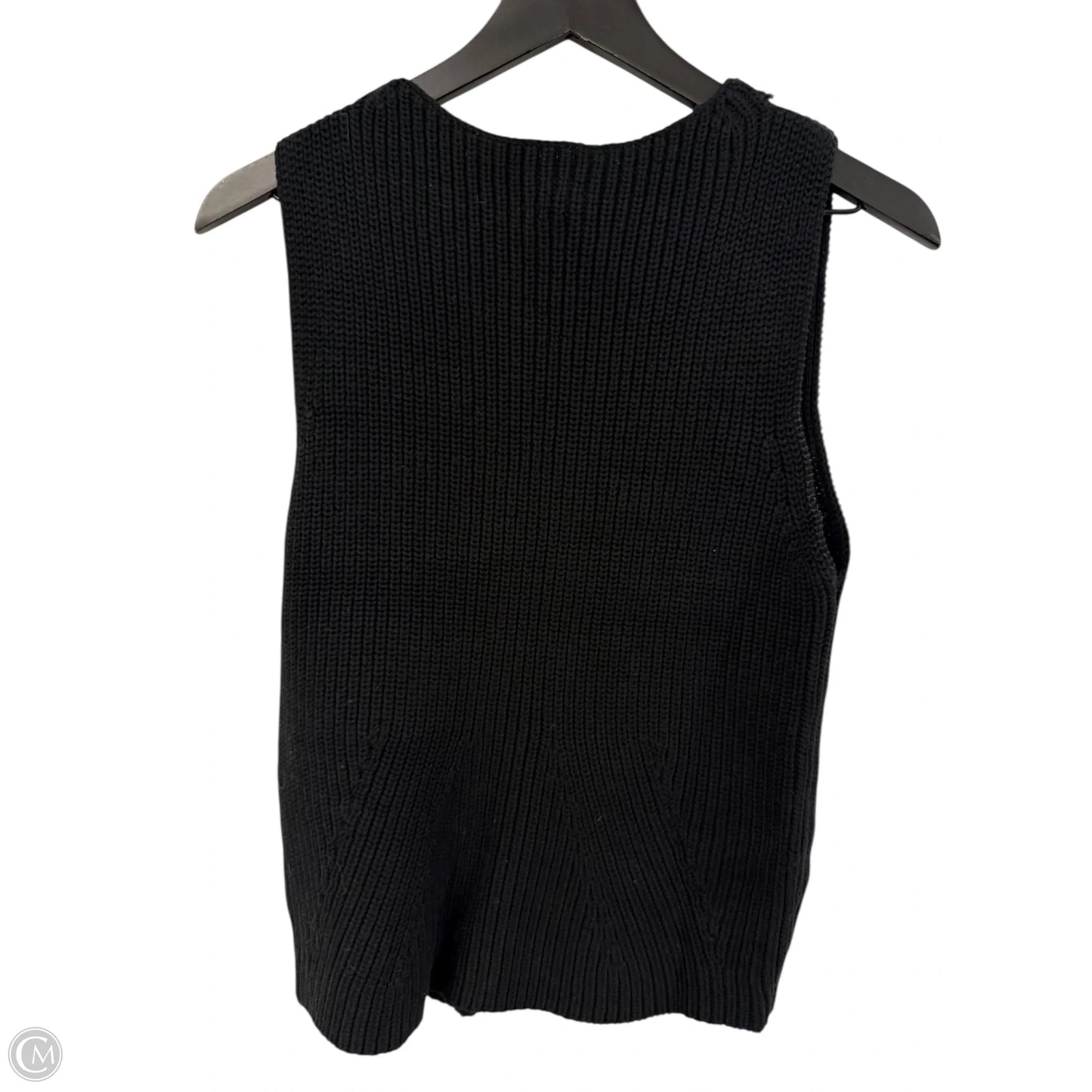 Vest Sweater By Philosophy In Black, Size: M