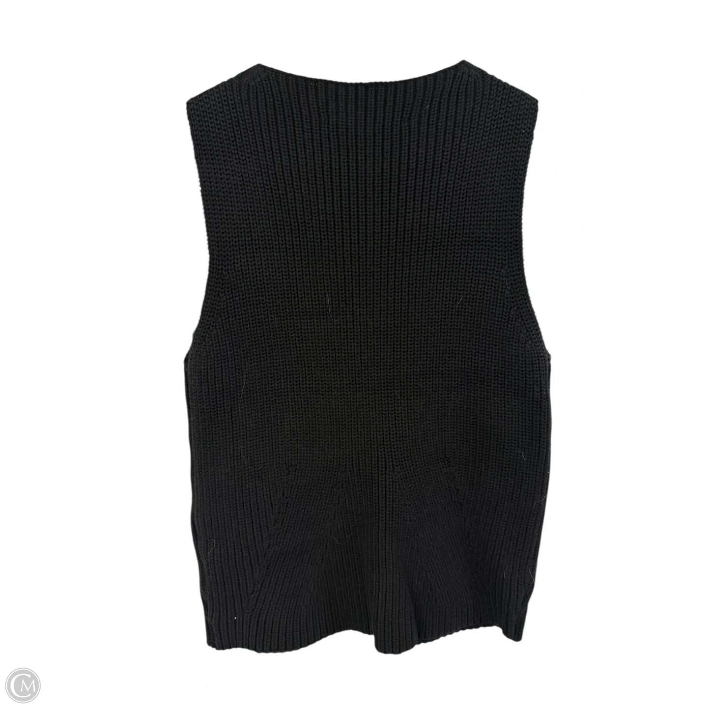 Vest Sweater By Philosophy In Black, Size: M