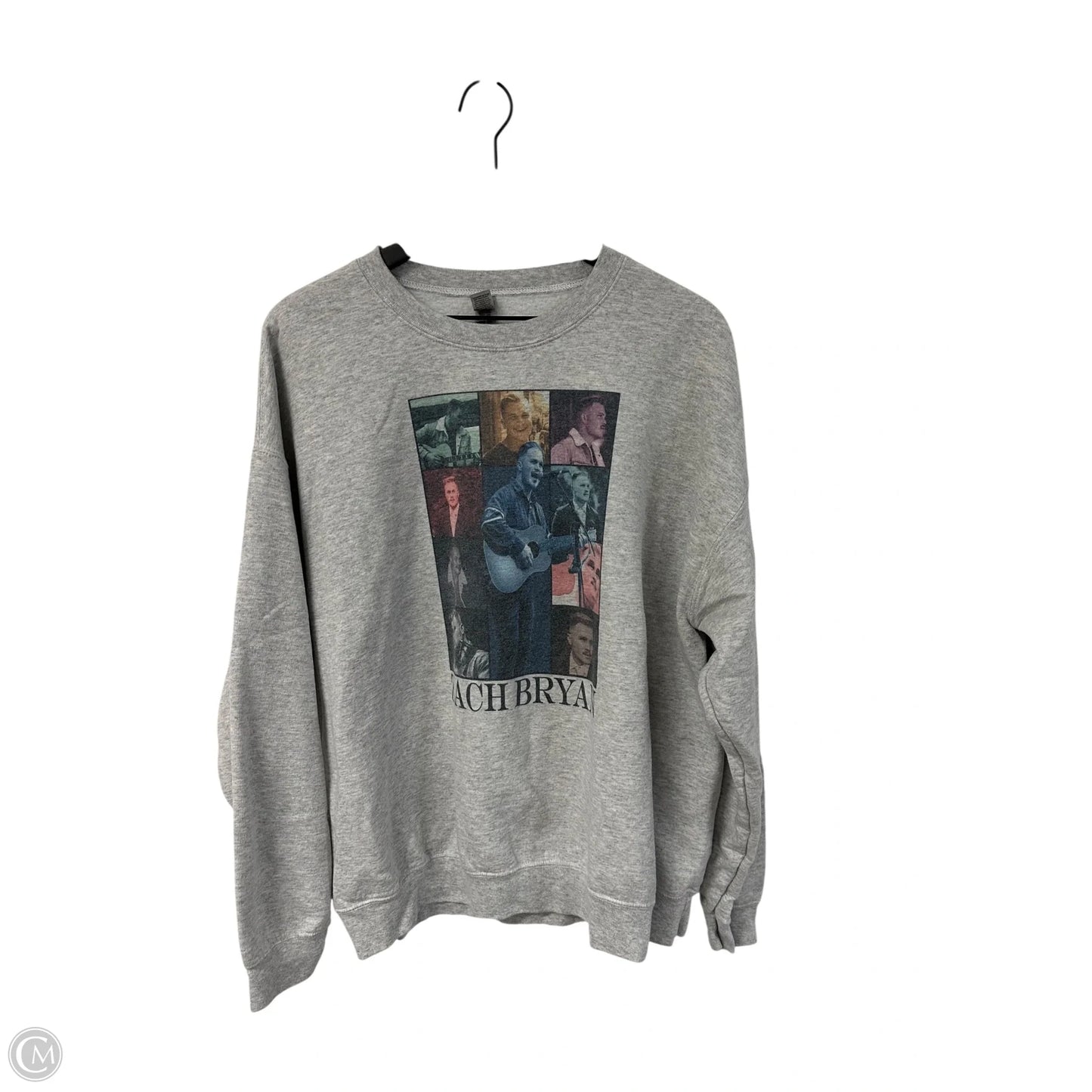 Sweatshirt Crewneck By Gildan In Grey, Size: Xl