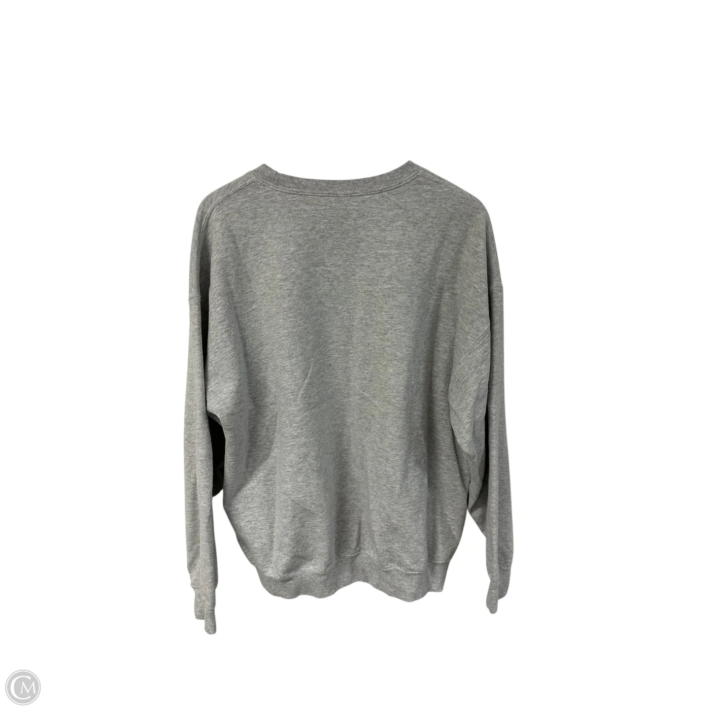 Sweatshirt Crewneck By Gildan In Grey, Size: Xl