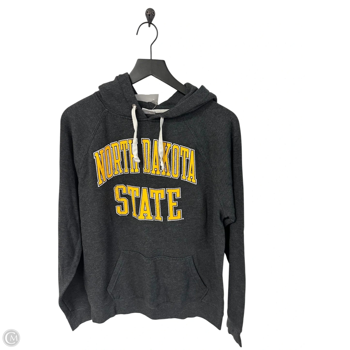Sweatshirt Hoodie By Clothes Mentor In Grey, Size: M