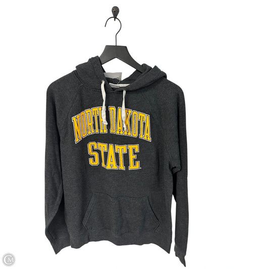 Sweatshirt Hoodie By Clothes Mentor In Grey, Size: M