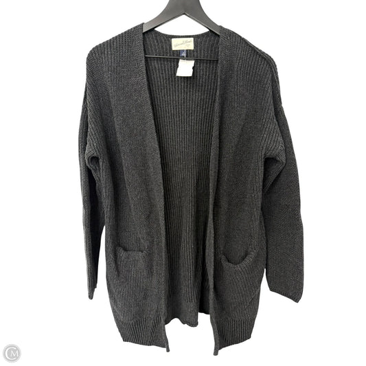 Sweater Cardigan By Universal Thread In Grey, Size: M