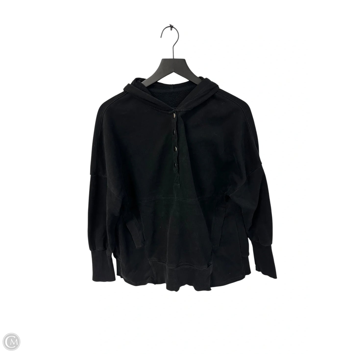 Sweatshirt Hoodie By Cme In Black, Size: M
