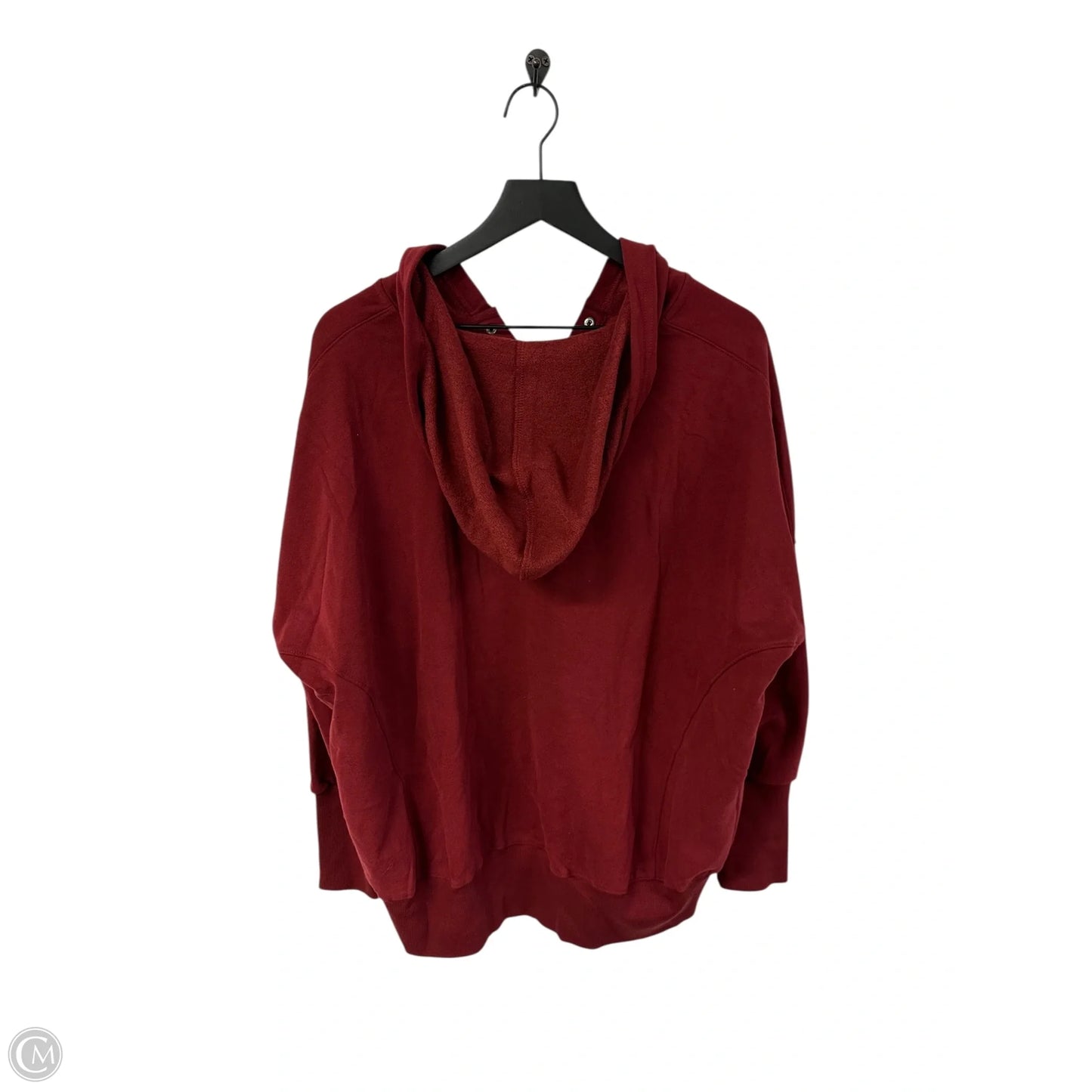 Sweatshirt Hoodie By Clothes Mentor In Red, Size: M