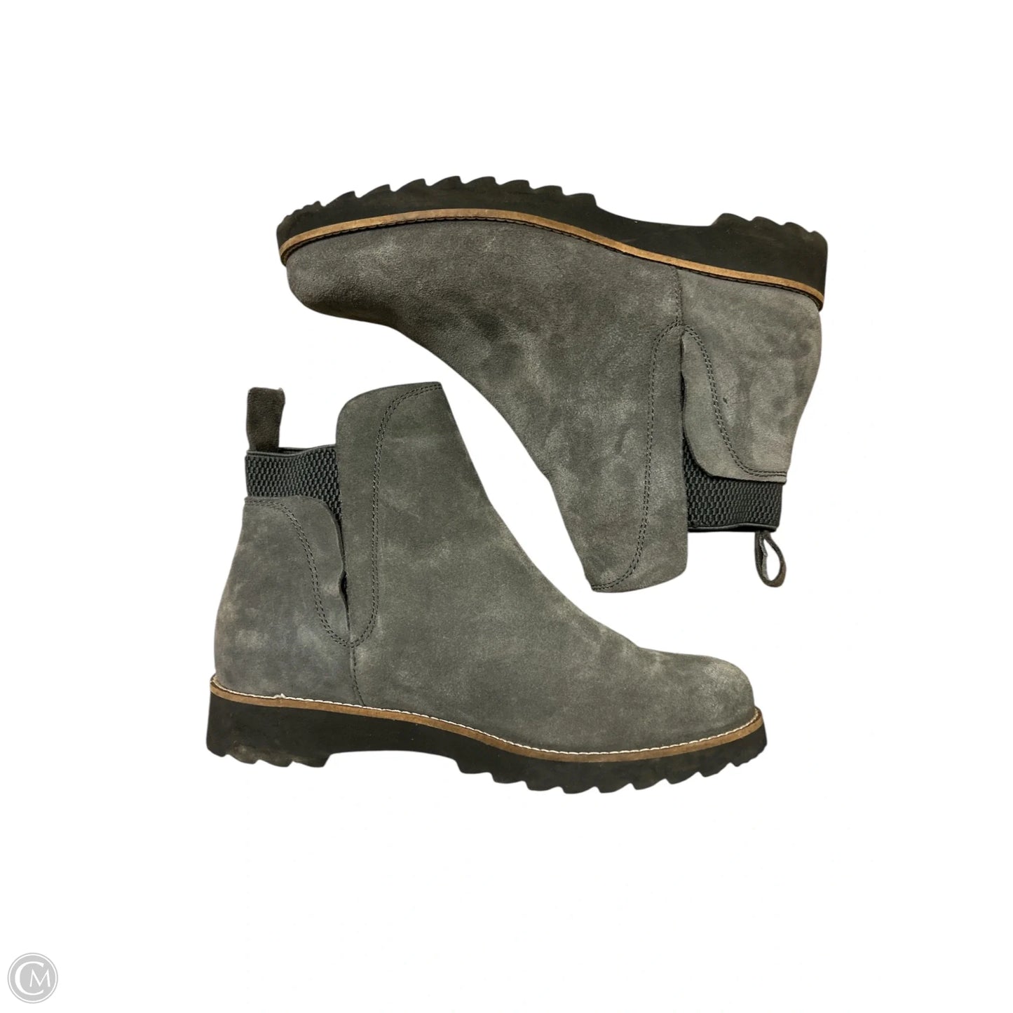 Boots Ankle Flats By Blondo In Grey, Size: 6