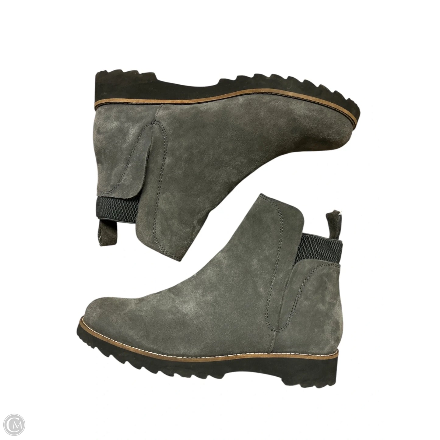 Boots Ankle Flats By Blondo In Grey, Size: 6