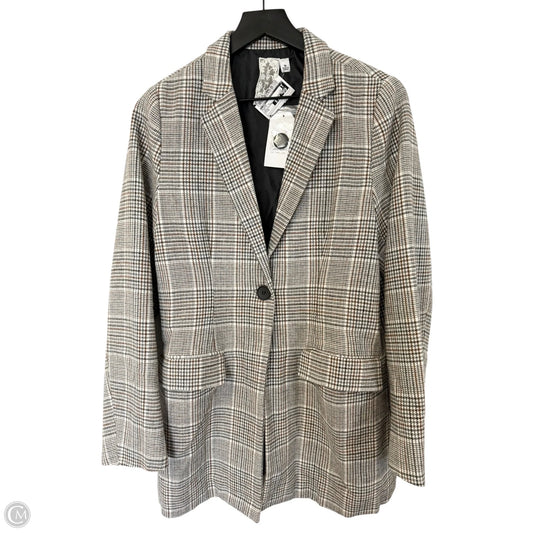 Blazer By Cmc In Grey & Tan, Size: M
