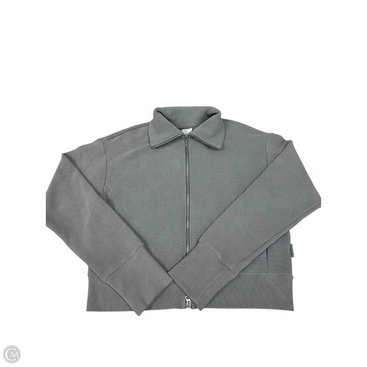 Sweatshirt Collar By Varley In Grey, Size: M