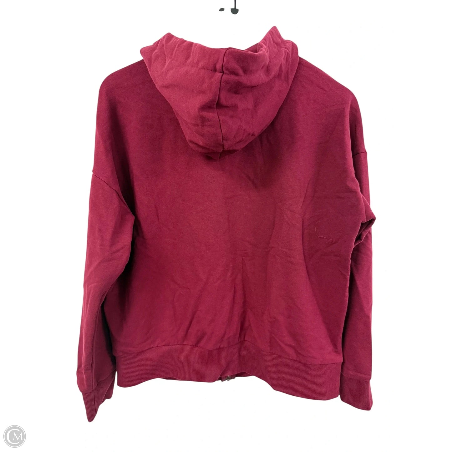 Sweatshirt Hoodie By Time And Tru In Maroon, Size: L