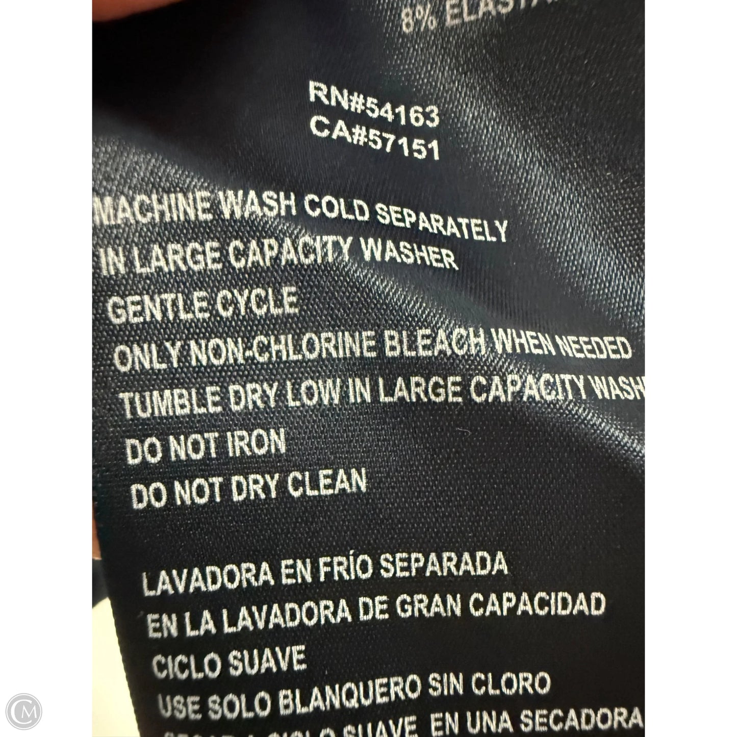 Coat Other By Tommy Hilfiger In Blue, Size: L