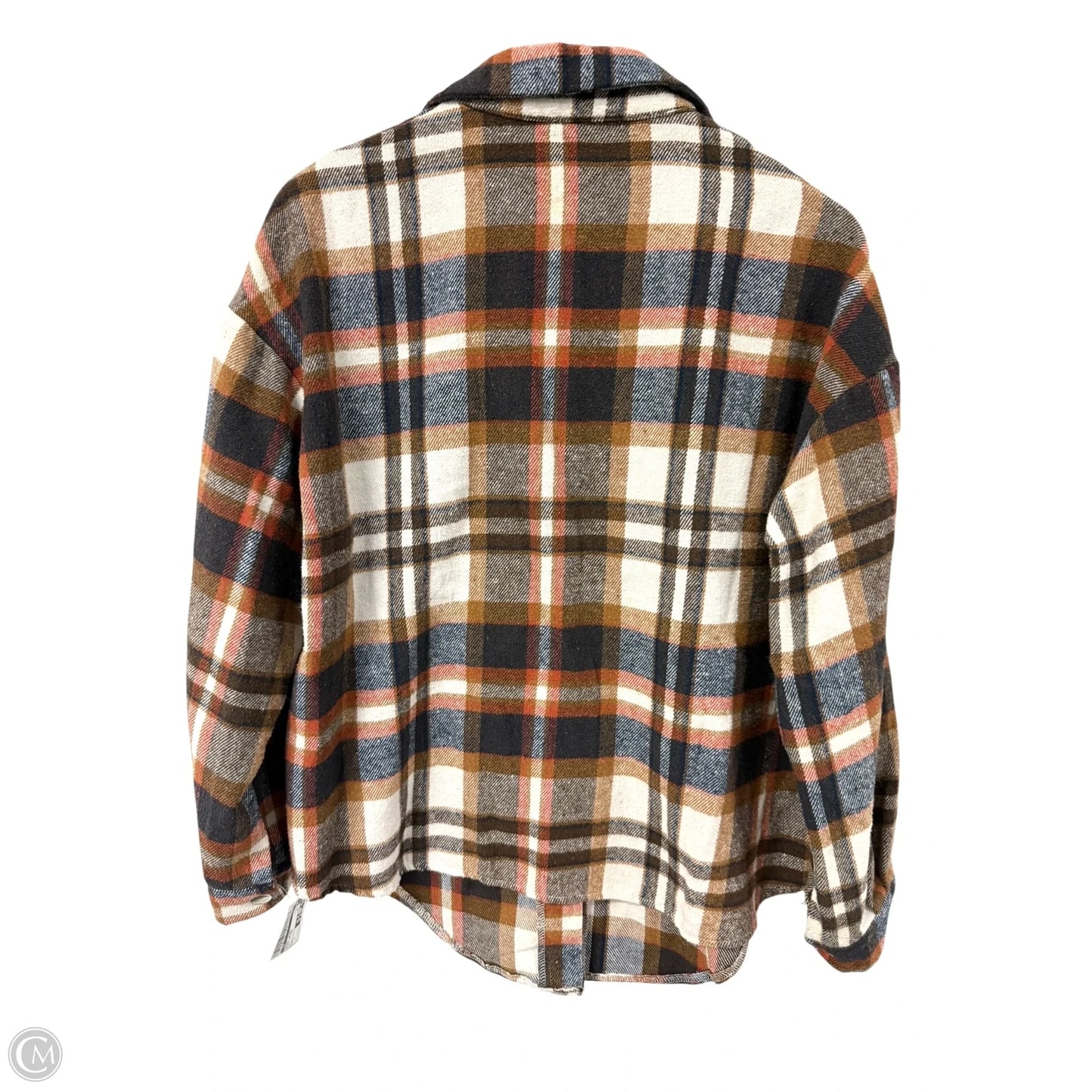 Jacket Shirt By Cme In Plaid Pattern, Size: L
