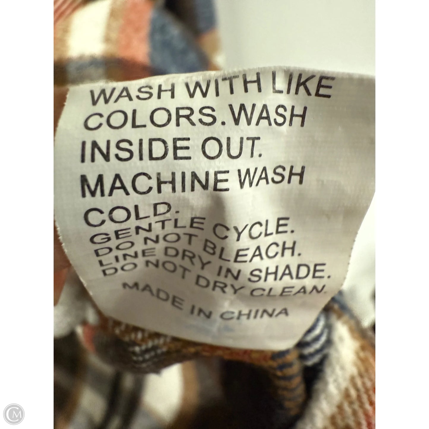 Jacket Shirt By Cme In Plaid Pattern, Size: L