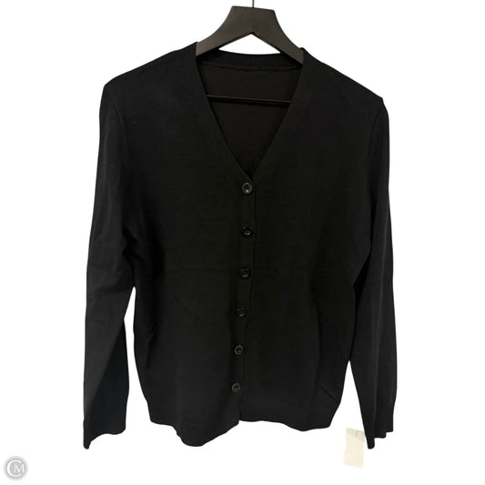 Sweater Cardigan By Cme In Black, Size: L