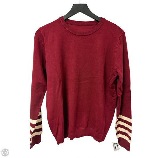 Sweater By Cme In Red, Size: Xl