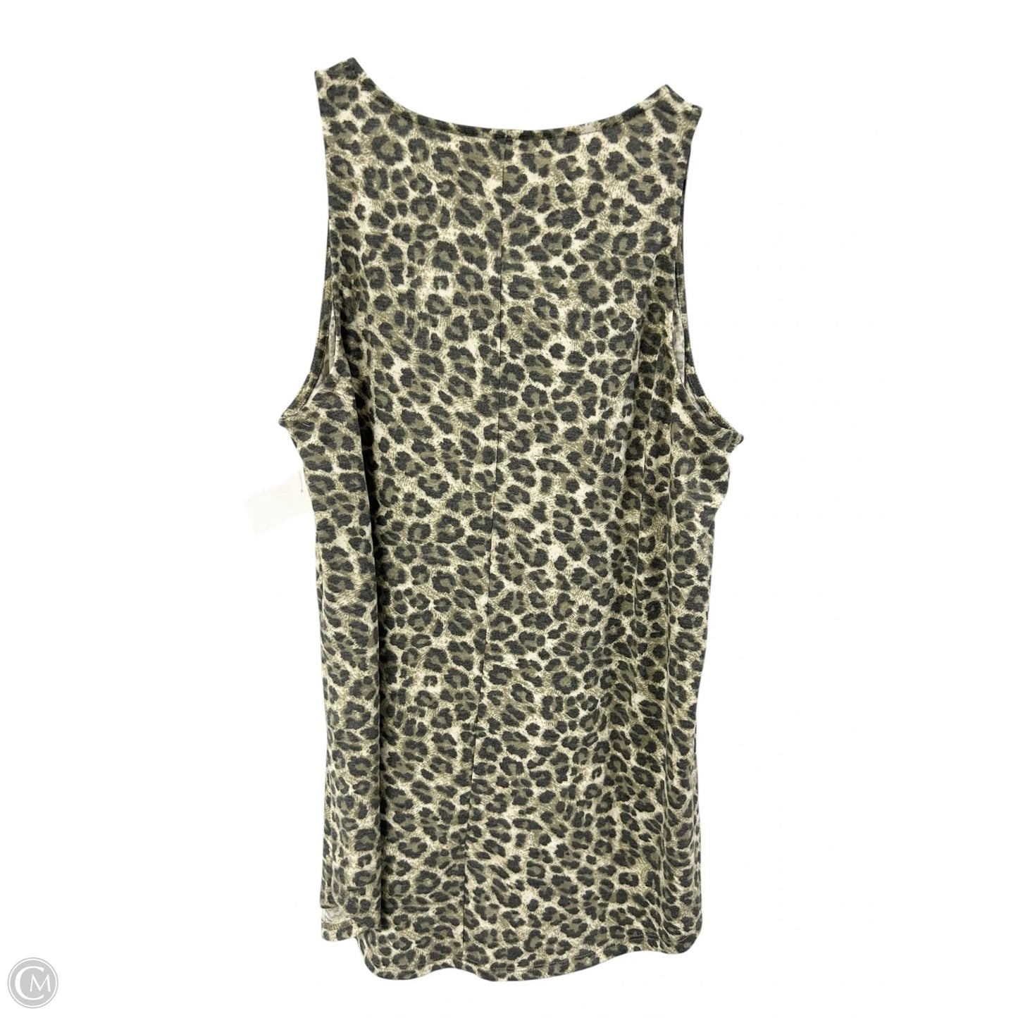 Top Sleeveless Basic By Zenana In Leopard Print, Size: M