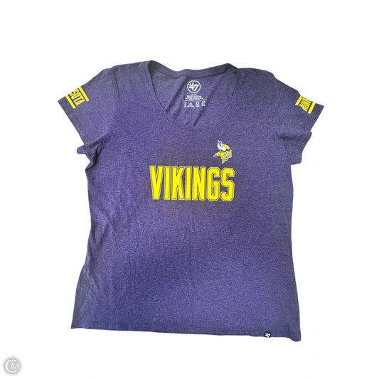 Top Short Sleeve By Clothes Mentor In Purple, Size: Xl