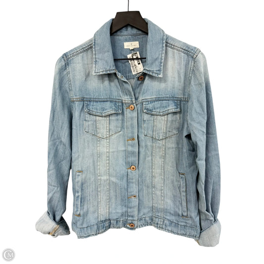 Jacket Denim By Thread And Supply In Blue Denim, Size: M