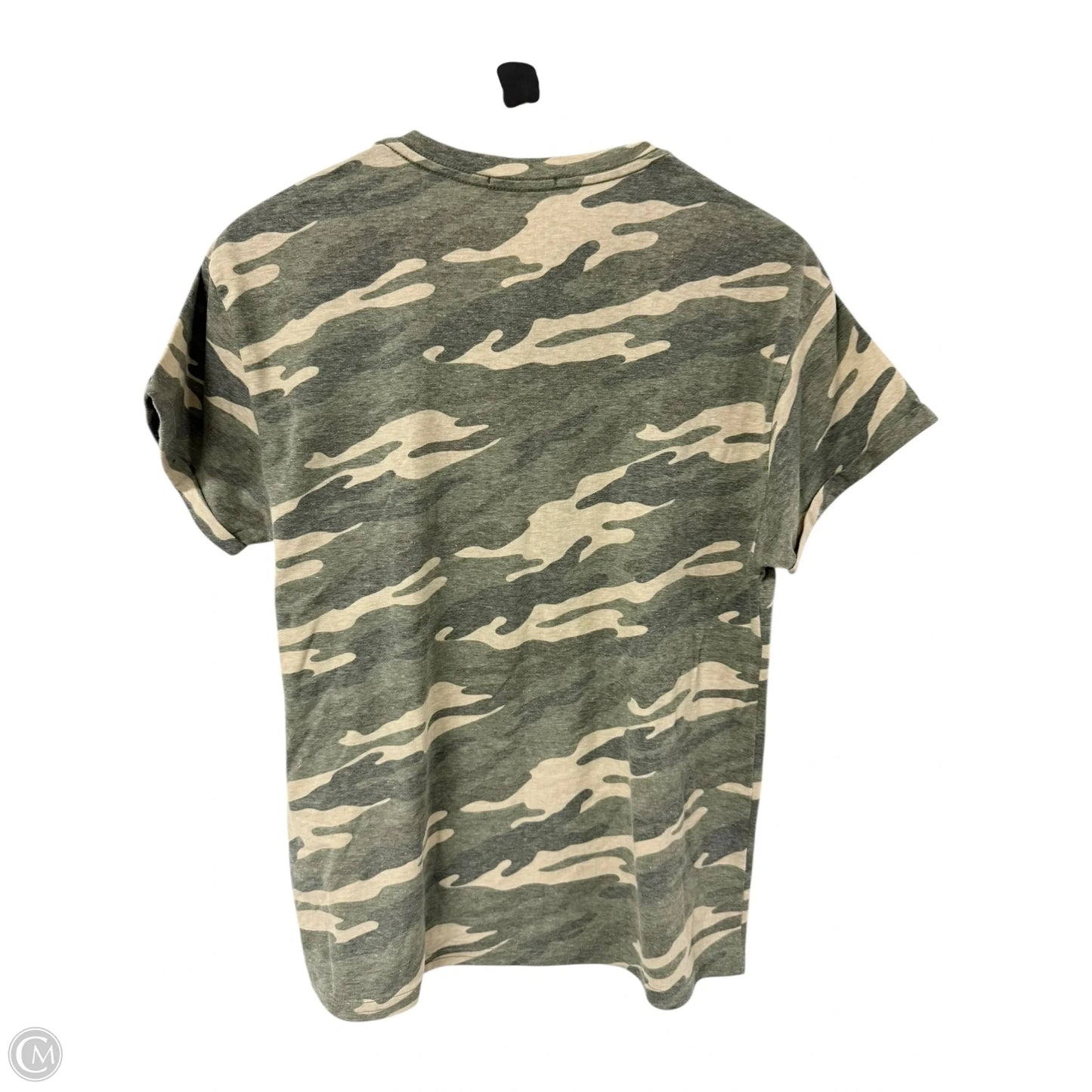 Top Short Sleeve By Zutter In Camouflage Print, Size: S