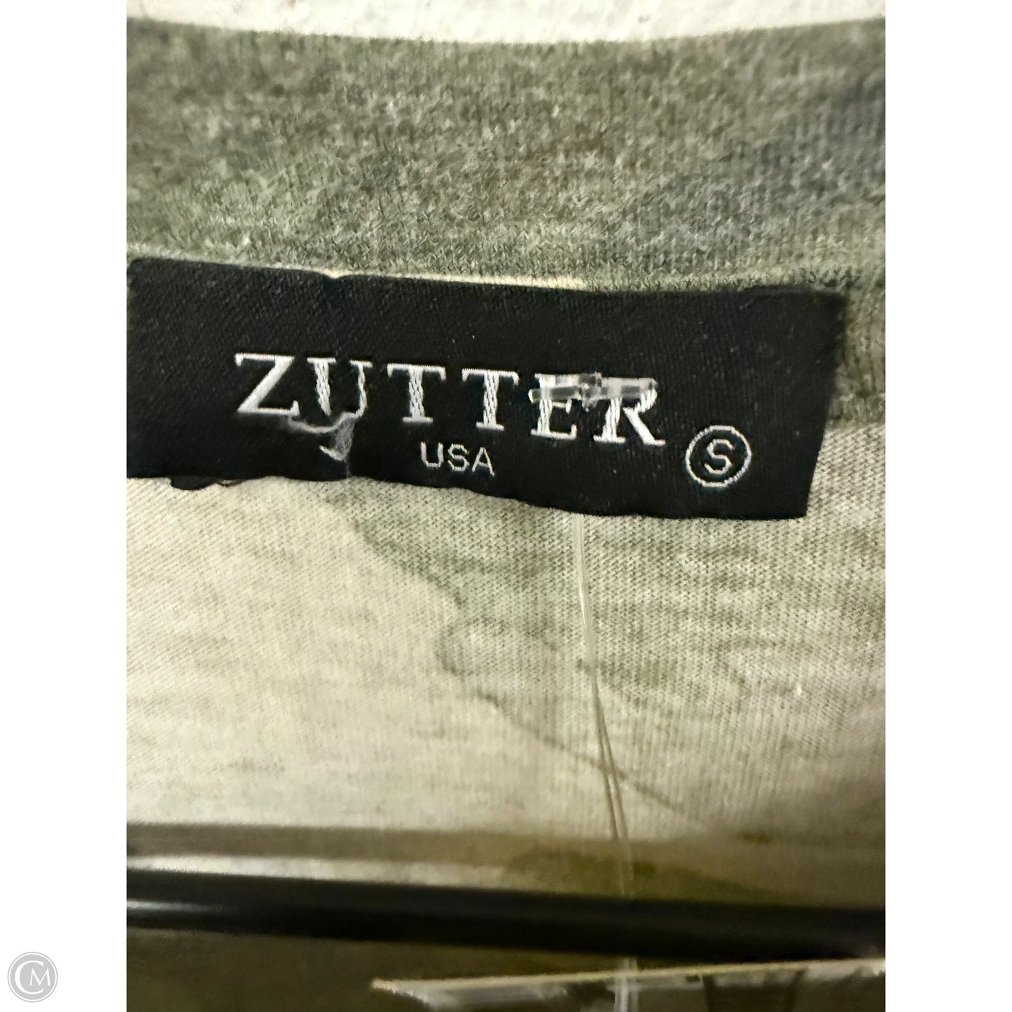 Top Short Sleeve By Zutter In Camouflage Print, Size: S