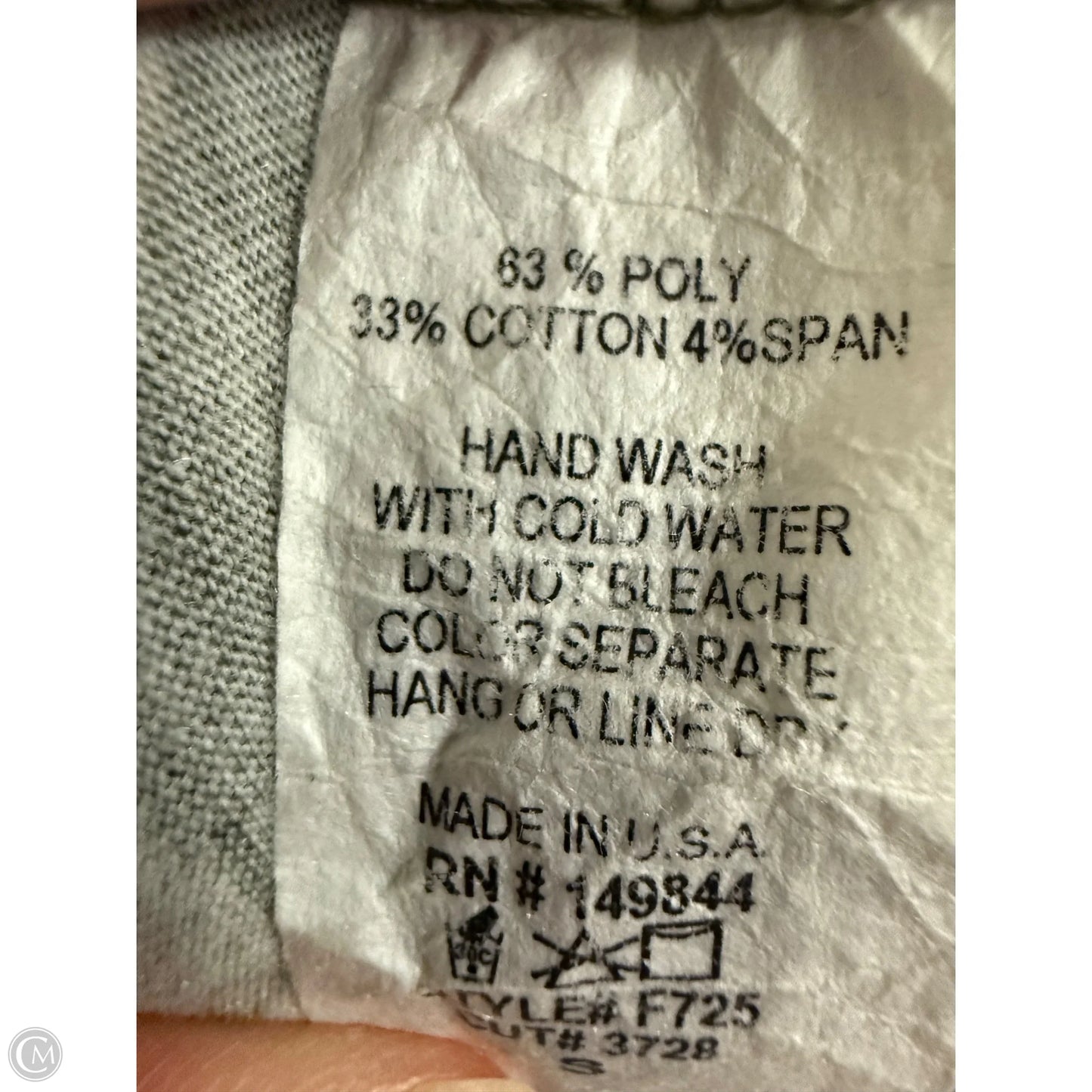 Top Short Sleeve By Zutter In Camouflage Print, Size: S