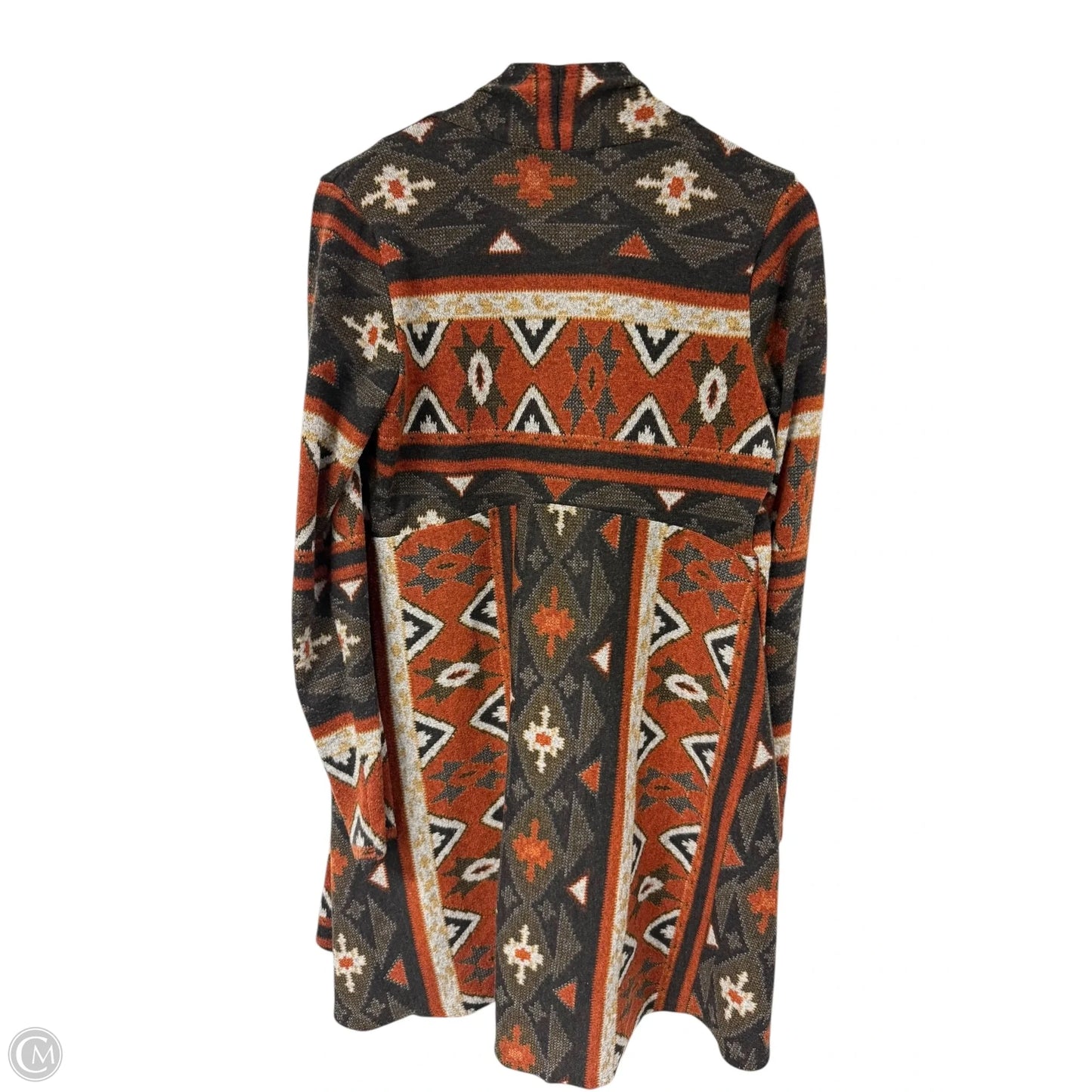 Cardigan By Chris And Carol In Brown & Orange, Size: L